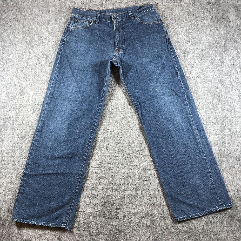 Polo Jeans Co Brixton Jeans Mens 33x32 Blue Straight Medium‎ Wash